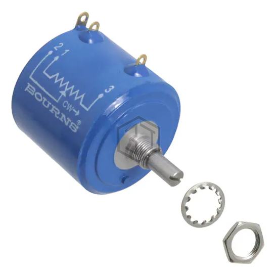 3400S-1-101L - Bourns Inc. - Rotary Potentiometers, Rheostats