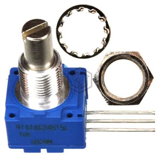 91A1A-G24-B15L - Bourns Inc. - Rotary Potentiometers, Rheostats