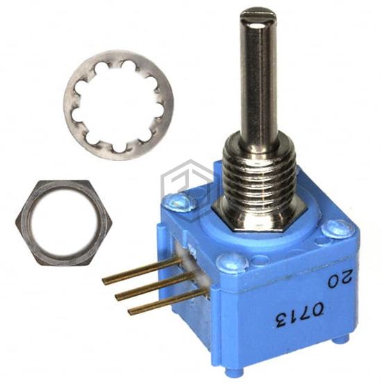 309NPC50K - Honeywell Sensing and Productivity Solutions - Rotary Potentiometers, Rheostats