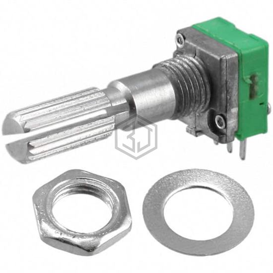 P091N-QC25BR50K - TT Electronics/BI - Rotary Potentiometers, Rheostats