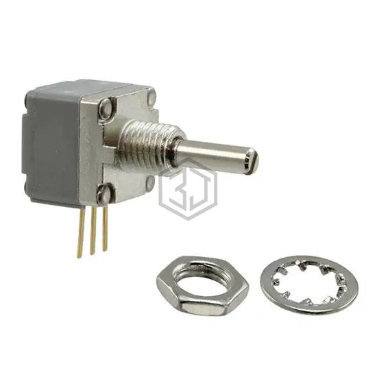 P260P-D1AS2AB10K - TT Electronics/BI - Rotary Potentiometers, Rheostats