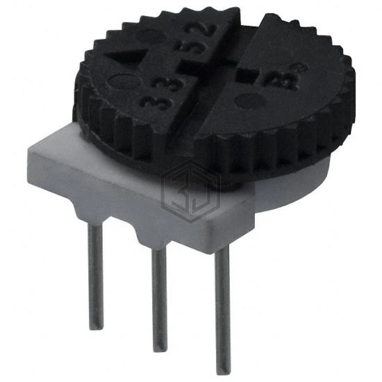 3352T-1-501 - Bourns Inc. - Thumbwheel Potentiometers