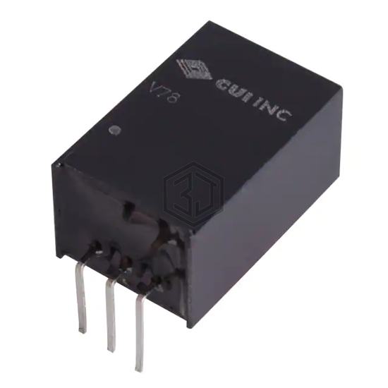 V7803W-500R - CUI Inc. - DC DC Converters