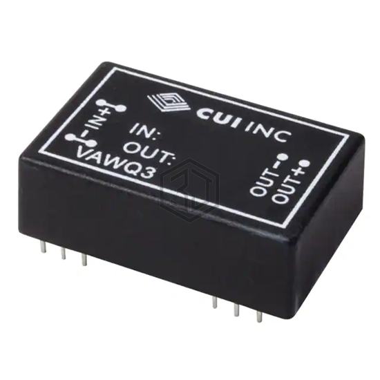 VAWQ3-Q48-D12H - CUI Inc. - DC DC Converters