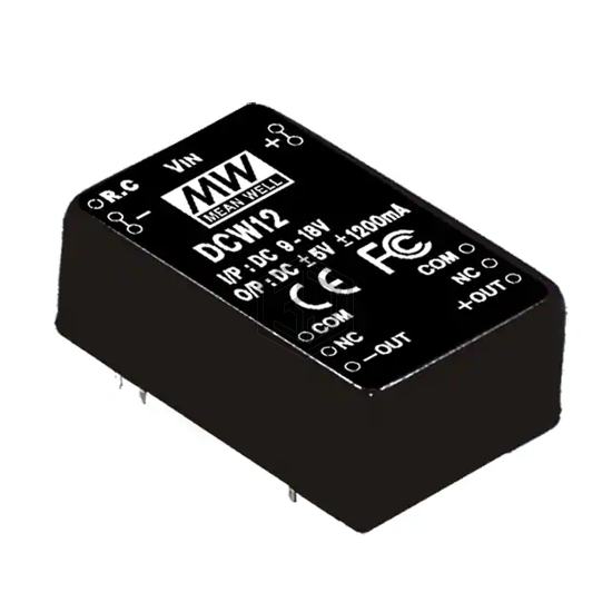 DCW12B-05 - MEAN WELL USA Inc. - DC DC Converters
