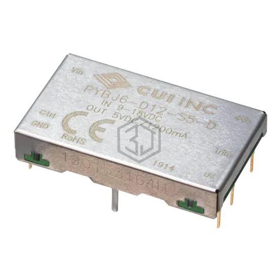 PYBJ6-D12-S15-D - CUI Inc. - DC DC Converters