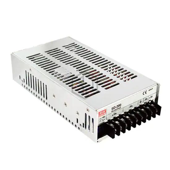 SD-200B-48 - MEAN WELL USA Inc. - DC DC Converters