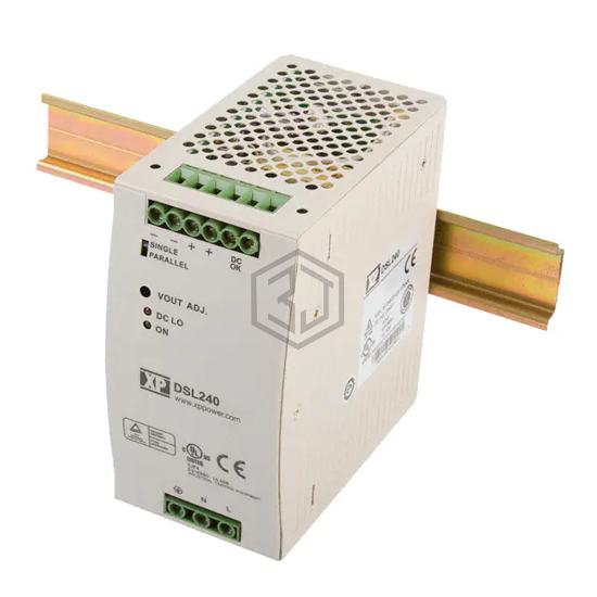 DSL240PS12-I - XP Power - Industrial, DIN Rail Power Supplies