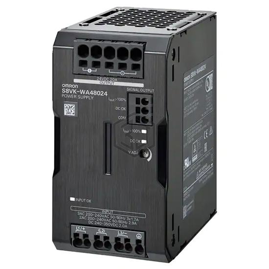 S8VK-WA48024 - Omron Automation and Safety - Industrial, DIN Rail Power Supplies