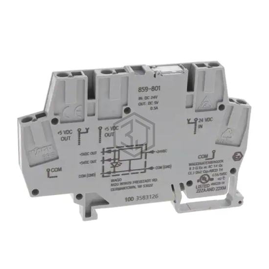 859-801 - WAGO Corporation - Industrial, DIN Rail Power Supplies