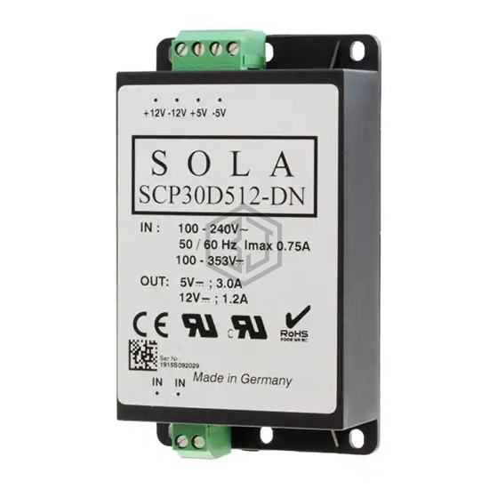 SCP30D512-DN - SolaHD - Industrial, DIN Rail Power Supplies