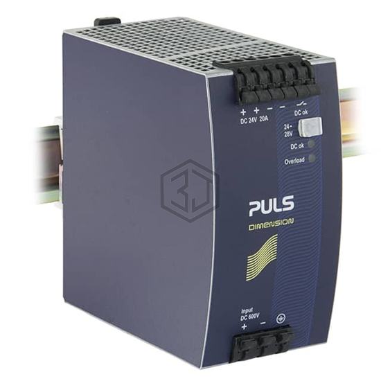 QTD20.241 - PULS, LP - Industrial, DIN Rail Power Supplies