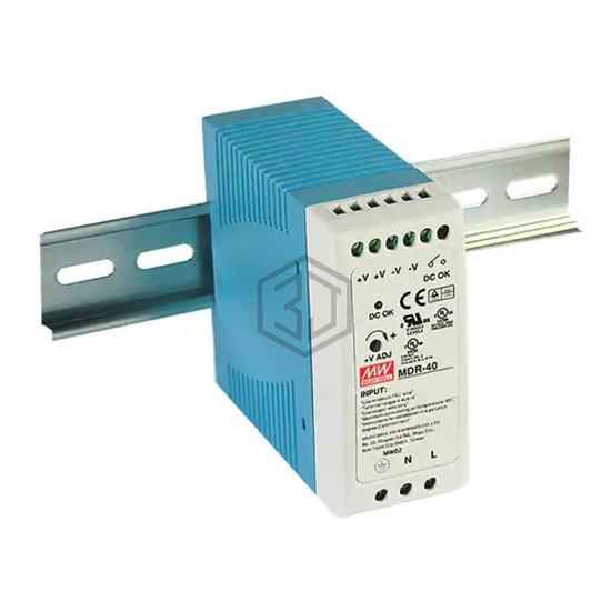 MDR-40-12 - MEAN WELL USA Inc. - Industrial, DIN Rail Power Supplies