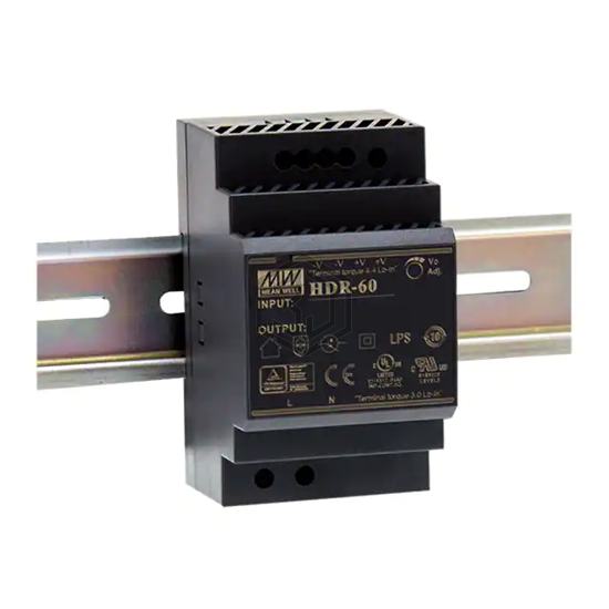 HDR-60-15 - MEAN WELL USA Inc. - Industrial, DIN Rail Power Supplies