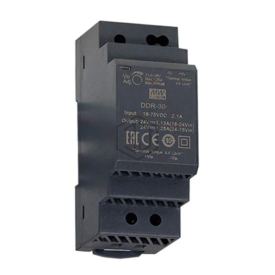 DDR-30G-24 - MEAN WELL USA Inc. - Industrial, DIN Rail Power Supplies