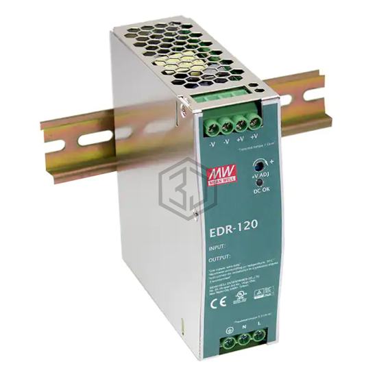 EDR-120-24 - MEAN WELL USA Inc. - Industrial, DIN Rail Power Supplies