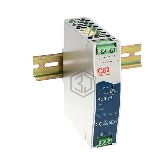 SDR-75-48 - MEAN WELL USA Inc. - Industrial, DIN Rail Power Supplies
