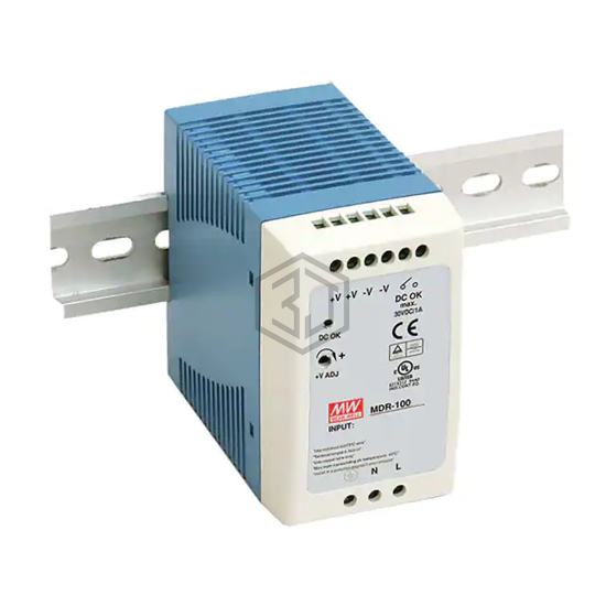 MDR-100-48 - MEAN WELL USA Inc. - Industrial, DIN Rail Power Supplies