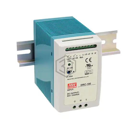 DRC-100A - MEAN WELL USA Inc. - Industrial, DIN Rail Power Supplies