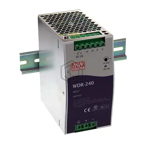 WDR-240-24 - MEAN WELL USA Inc. - Industrial, DIN Rail Power Supplies