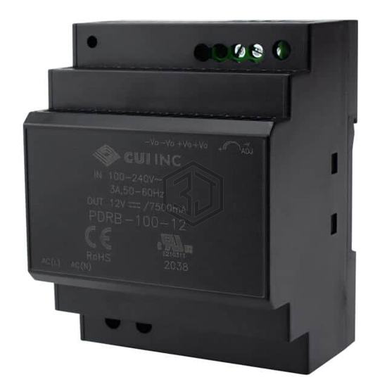 PDRB-100-24 - CUI Inc. - Industrial, DIN Rail Power Supplies