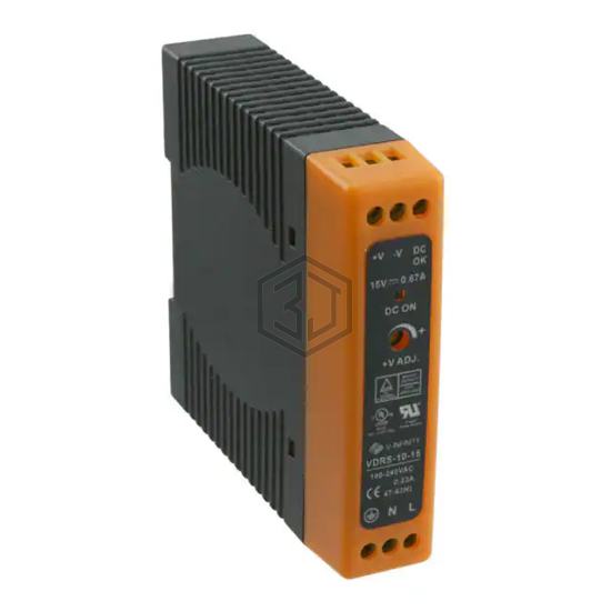 VDRS-20-12 - CUI Inc. - Industrial, DIN Rail Power Supplies