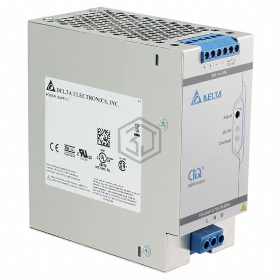 DRM-24V240W1PN - Delta Electronics - Industrial, DIN Rail Power Supplies
