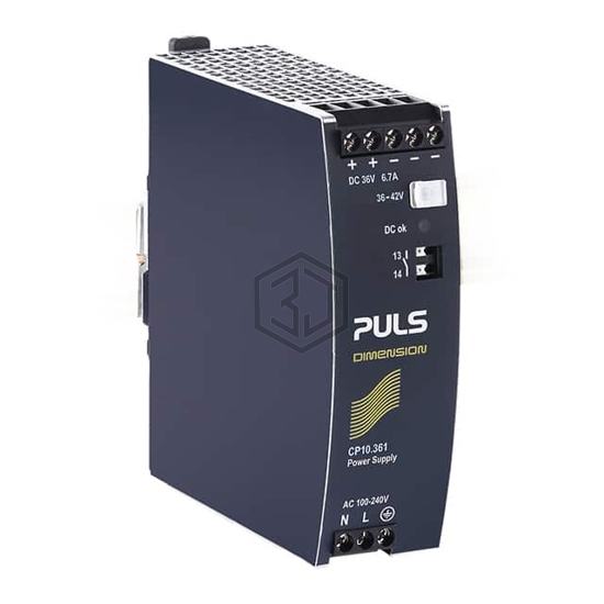 CP10.361 - PULS, LP - Industrial, DIN Rail Power Supplies