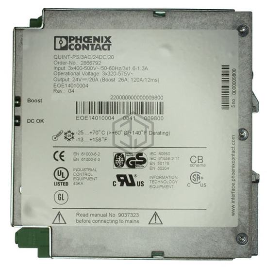 2866792 - Phoenix Contact - Industrial, DIN Rail Power Supplies