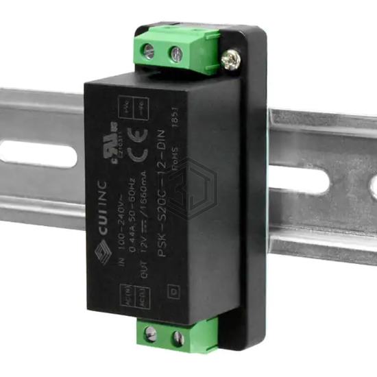 PSK-S20C-12-DIN - CUI Inc. - Industrial, DIN Rail Power Supplies