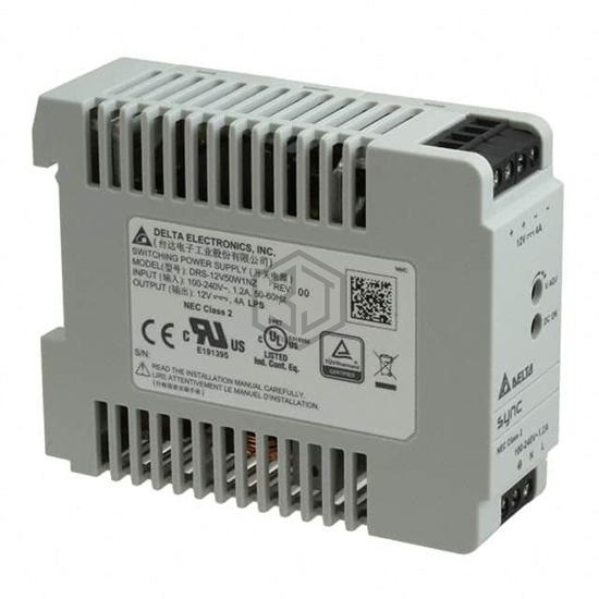 DRS-12V50W1NZ - Delta Electronics - Industrial, DIN Rail Power Supplies
