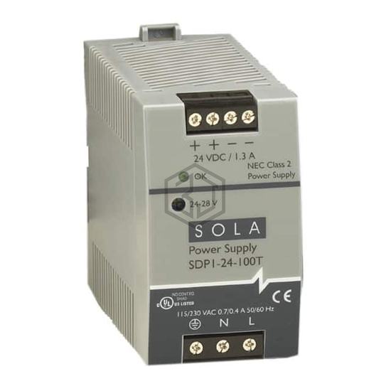 SDP1-24-100T - SolaHD - Industrial, DIN Rail Power Supplies