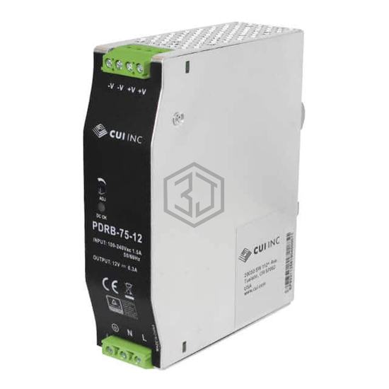 PDRB-75-48 - CUI Inc. - Industrial, DIN Rail Power Supplies