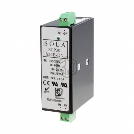 SCP30S24B-DN - SolaHD - Industrial, DIN Rail Power Supplies