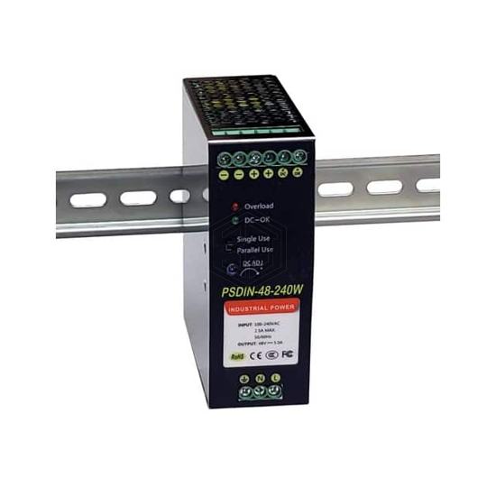 PSDIN-48-240W - Tycon Systems Inc. - Industrial, DIN Rail Power Supplies