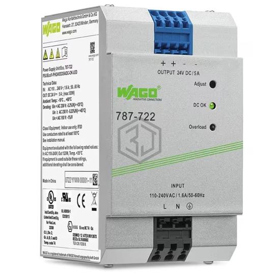787-722 - WAGO Corporation - Industrial, DIN Rail Power Supplies
