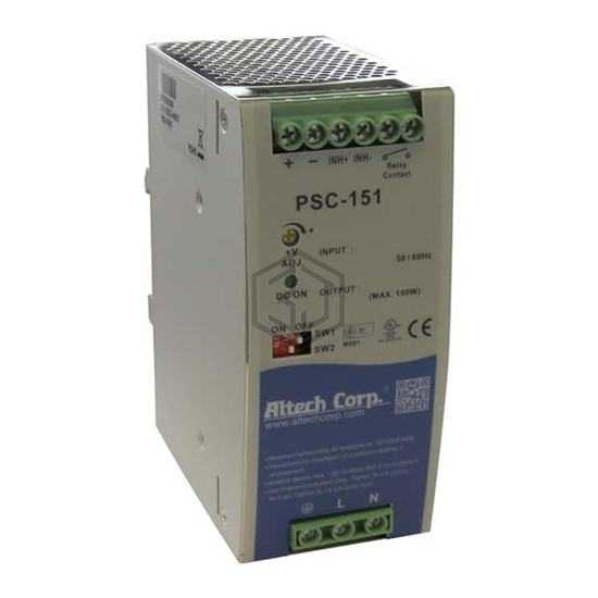 PSC-15124 - Altech Corporation - Industrial, DIN Rail Power Supplies