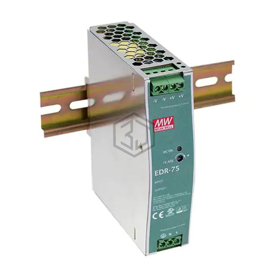 EDR-75-24 - MEAN WELL USA Inc. - Industrial, DIN Rail Power Supplies