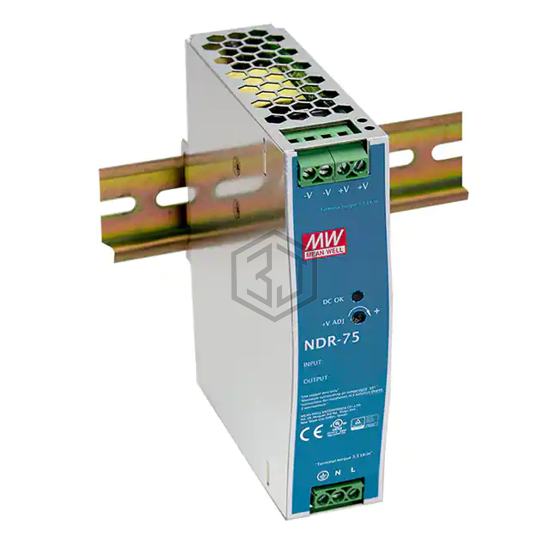 NDR-75-12 - MEAN WELL USA Inc. - Industrial, DIN Rail Power Supplies