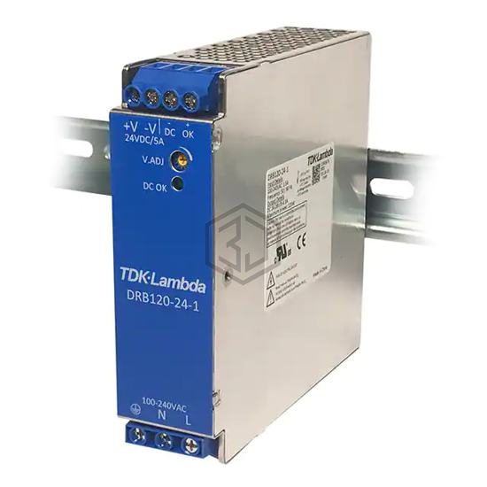 DRB120-24-1 - TDK-Lambda Americas Inc - Industrial, DIN Rail Power Supplies