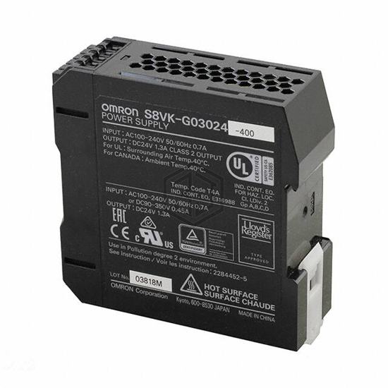 S8VK-G03024-400 - Omron Automation and Safety - Industrial, DIN Rail Power Supplies