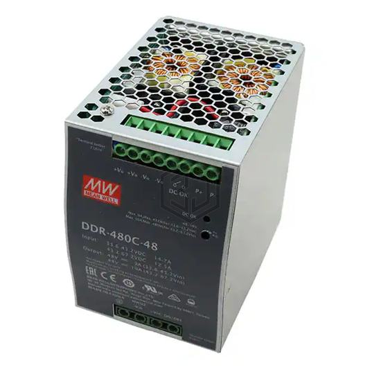 DDR-480C-48 - MEAN WELL USA Inc. - Industrial, DIN Rail Power Supplies
