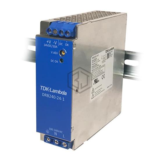 DRB240-24-1 - TDK-Lambda Americas Inc - Industrial, DIN Rail Power Supplies