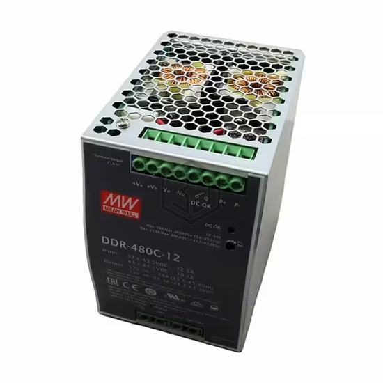 DDR-480C-12 - MEAN WELL USA Inc. - Industrial, DIN Rail Power Supplies