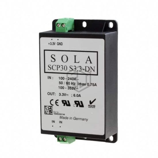 SCP30S3.3-DN - SolaHD - Industrial, DIN Rail Power Supplies