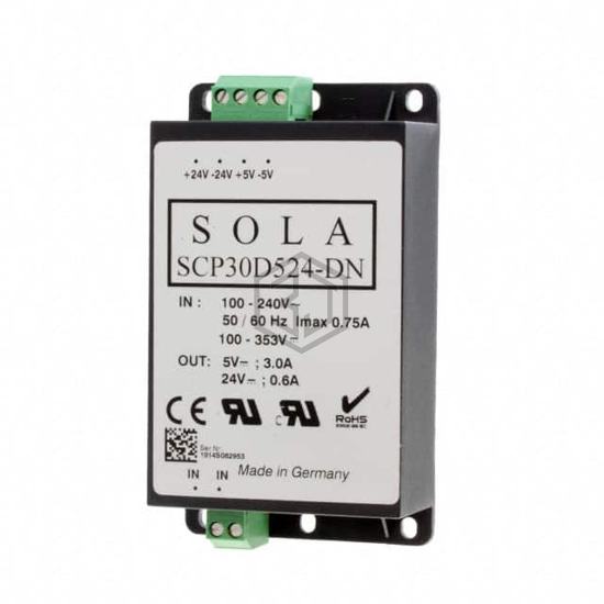 SCP30D524-DN - SolaHD - Industrial, DIN Rail Power Supplies