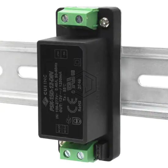PSK-15D-5-DIN - CUI Inc. - Industrial, DIN Rail Power Supplies
