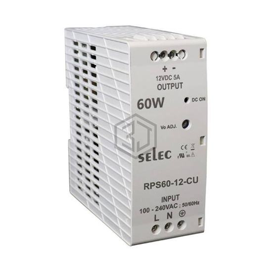 RPS60-12-CU - Selec Controls USA Inc. - Industrial, DIN Rail Power Supplies