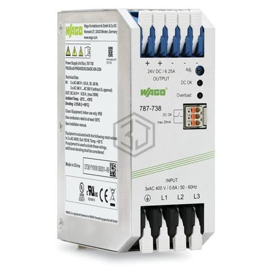 787-738 - WAGO Corporation - Industrial, DIN Rail Power Supplies