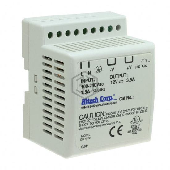 PS-4512 - Altech Corporation - Industrial, DIN Rail Power Supplies